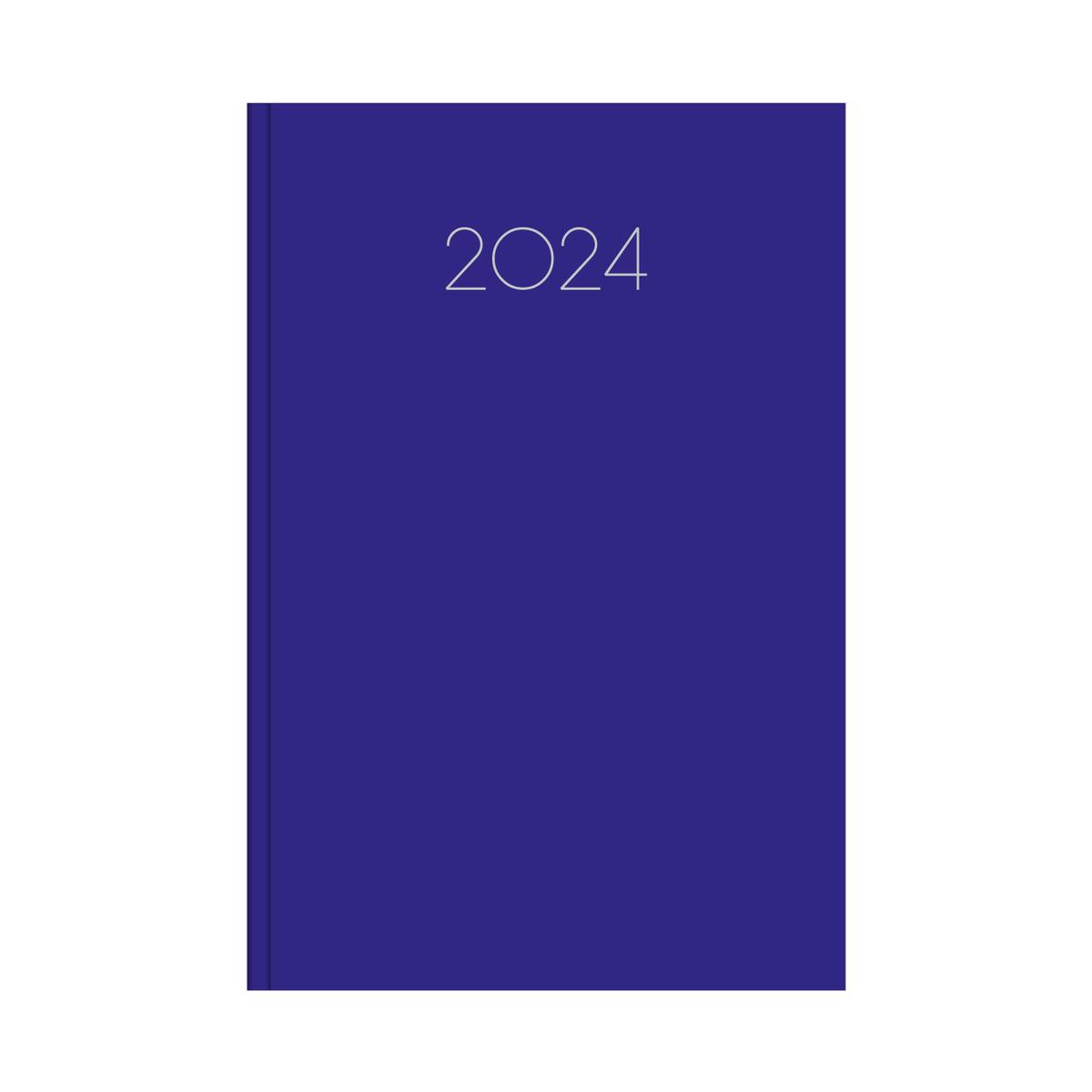 Ημερήσιο ημερολόγιο 2024 simple μπλε 17 x 25 cm